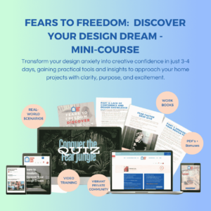 'Fears to Freedom: Discover Your Design Dream' mini-course